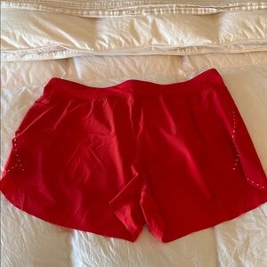 lululemon athletica Red Athletic Shorts